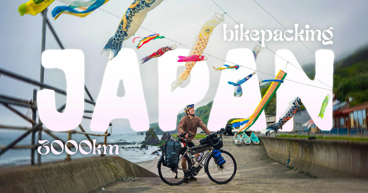 3 000 km samotou na kole: Jak naplánovat bikepacking přes Japonsko