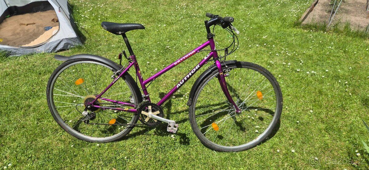 Author Patriot – trekingové/dětské kolo 26" fialové